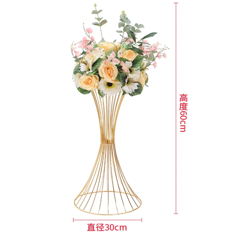 The Wedding Supply Store - ร้านขายอุปกรณ์จัดงานแต่งงาน ชั้นวางดอกไม้เหล็กแขวนสำหรับตกแต่งฉากหลังเวที อุปกรณ์ประกอบฉากงานแต่งงาน ของตกแต่งรูปตัว S สำหรับงานกลางแจ้ง