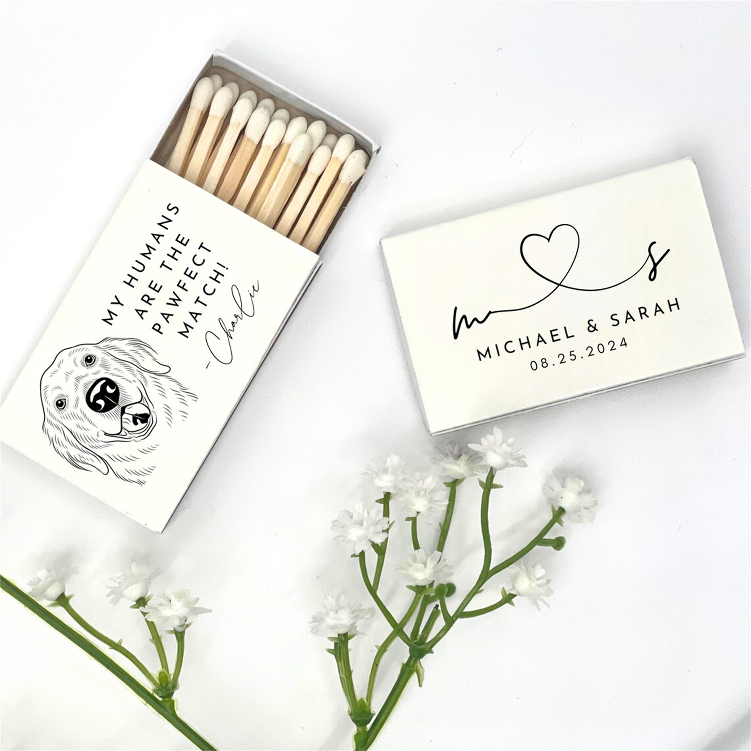 กล่องไม้ขีดไฟอะลูมิเนียม ลายหั - Unity Candle Set บทวิจารณ์และราคา