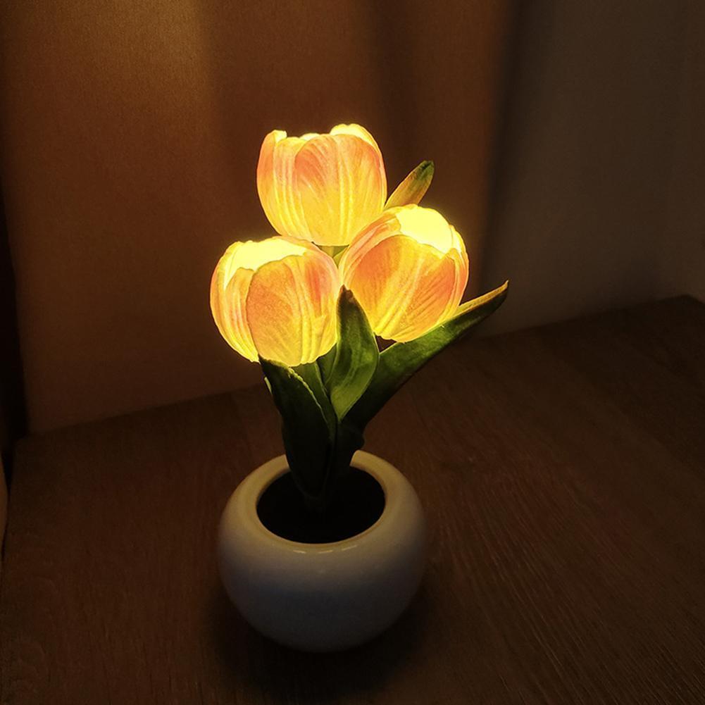 โคมไฟ LED รูปดอกทิวลิป โคมไฟตั - Wedding Led บทวิจารณ์และราคา