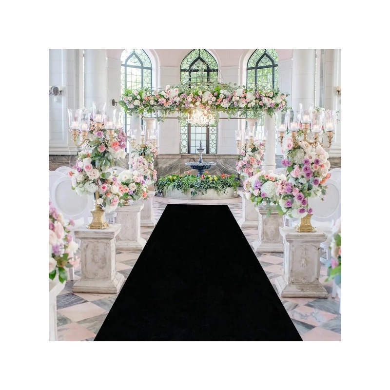 พรมงานแต่งงานที่ทนทาน เหมาะสำห - Aisle Runner White บทวิจารณ์และราคา
