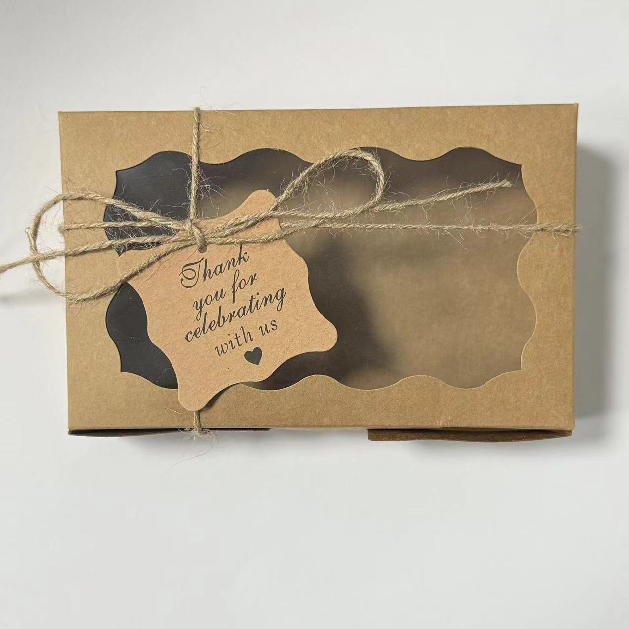 10/30/50 ชิ้นกระดาษคราฟท์กล่อง - Wedding Supply.Box บทวิจารณ์และราคา