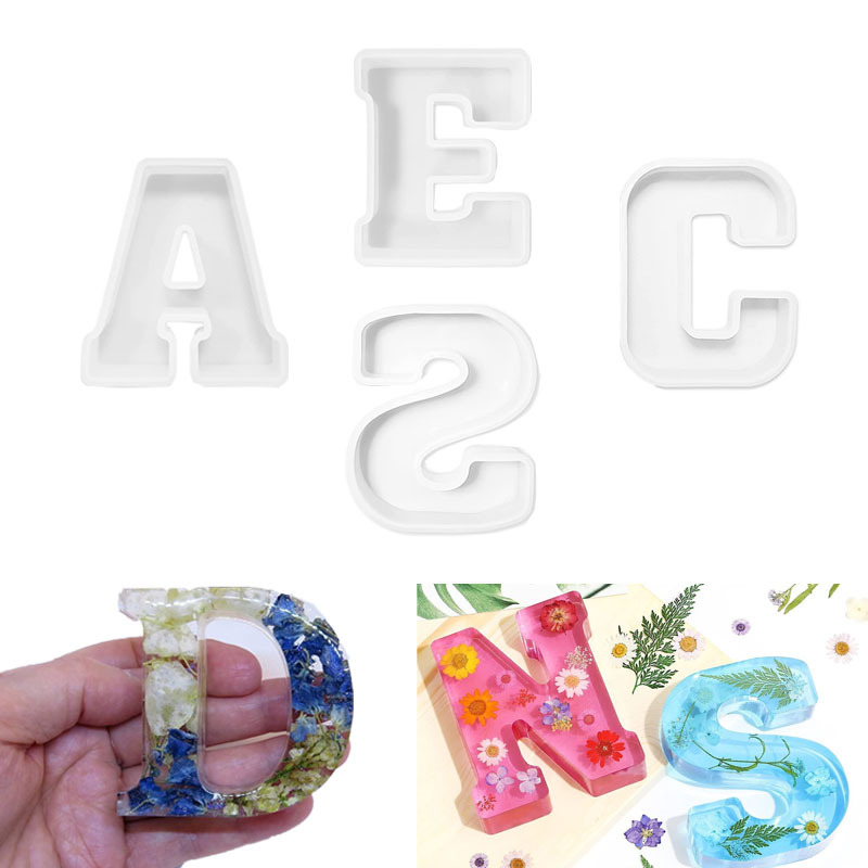 1Pc A-Z ตัวอักษรซิลิโคนแม่พิมพ - Wedding Z บทวิจารณ์และราคา
