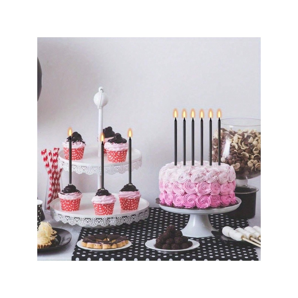 24 ชิ้นเทียนโลหะยาวสีเขียวเทีย - Unity Candle Set บทวิจารณ์และราคา