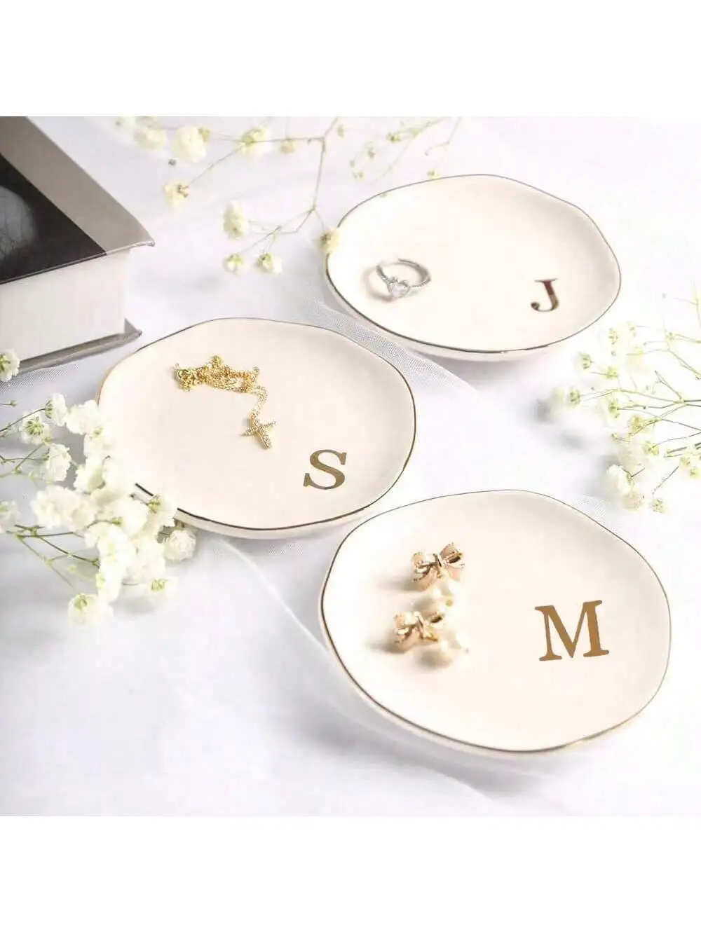 เริ่มต้นแหวนจานเครื่องประดับถา - Wedding Z บทวิจารณ์และราคา