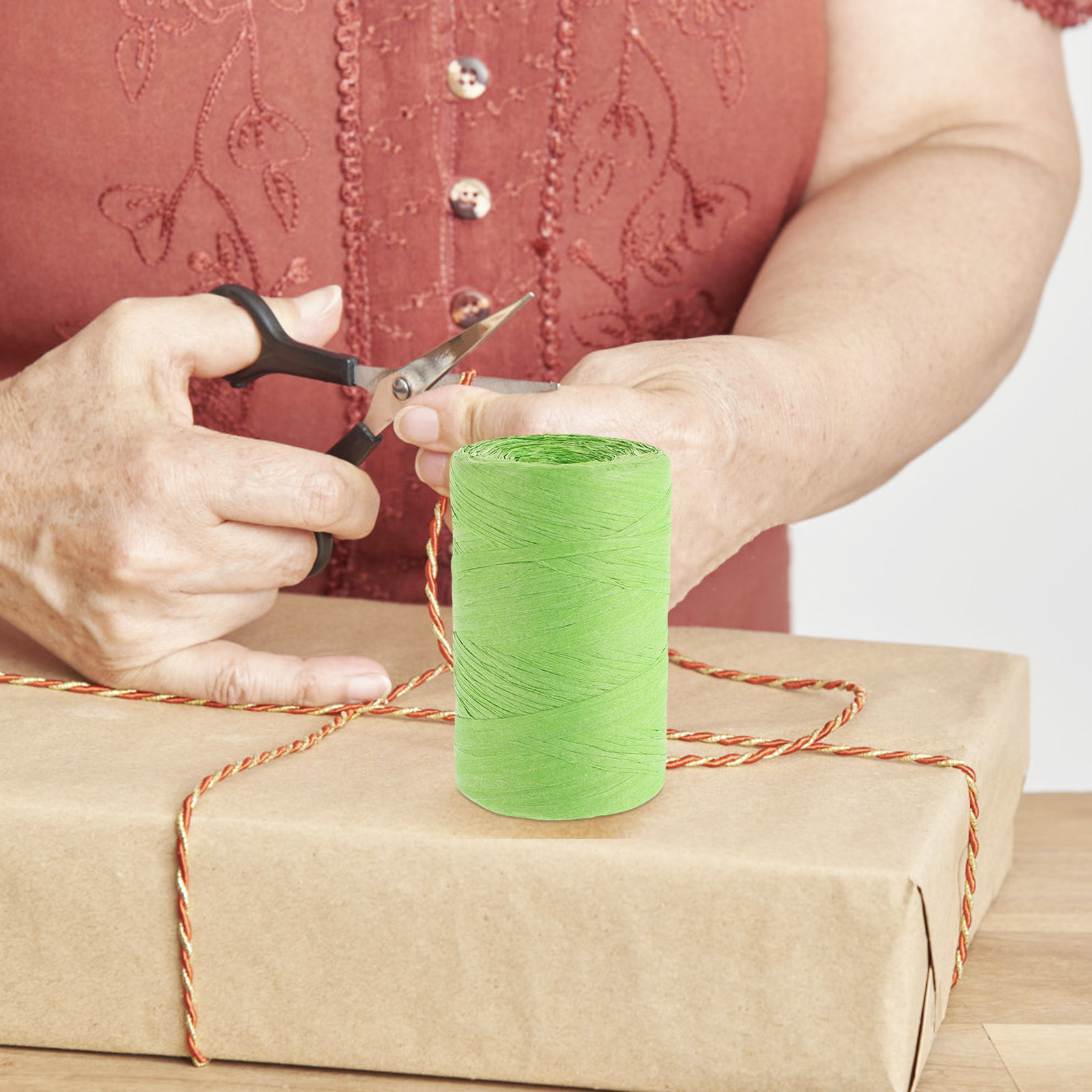 ริบบิ้นตกแต่งสีสันทำจากกระดาษร - Papercraft Supply Ribbon บทวิจารณ์และราคา