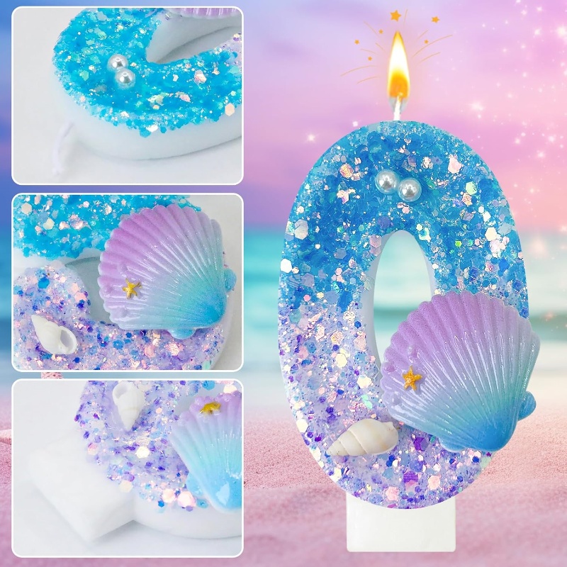 เทียนวันเกิดเปลือกสีม่วงแบบตัว - Unity Candle Set บทวิจารณ์และราคา