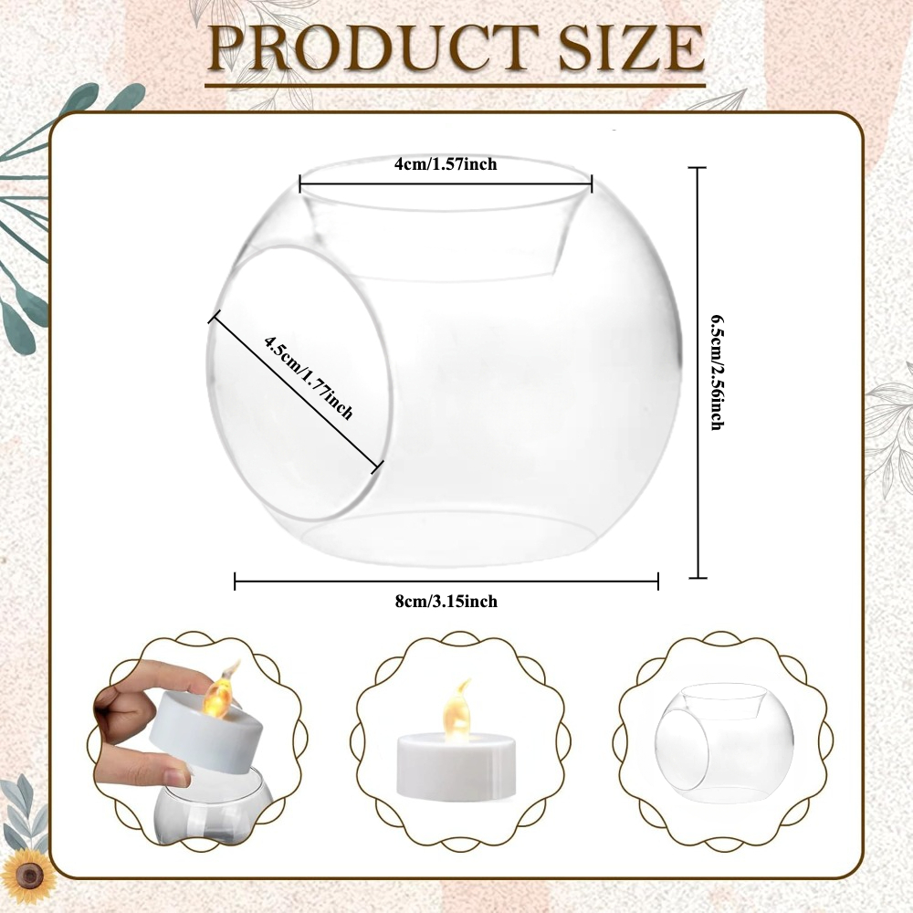 ที่วางเทียนแก้วทรงกลมแบบโปร่งใ - Unity Candle Set บทวิจารณ์และราคา