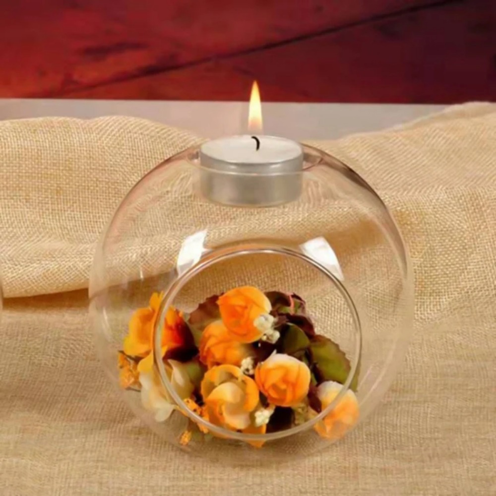 ที่วางเทียนแก้วทรงกลมแบบโปร่งใ - Unity Candle Set บทวิจารณ์และราคา