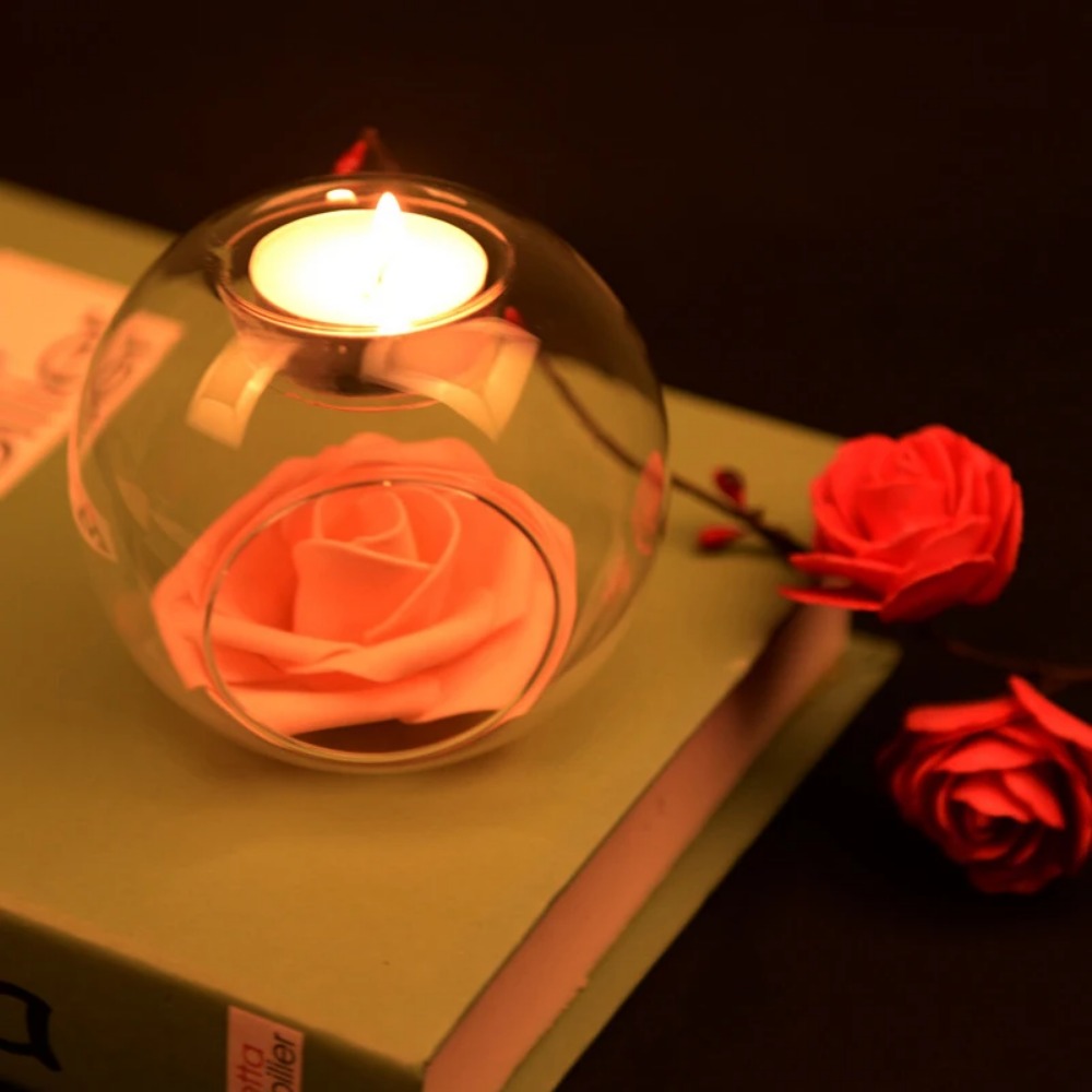 ที่วางเทียนแก้วทรงกลมแบบโปร่งใ - Unity Candle Set บทวิจารณ์และราคา