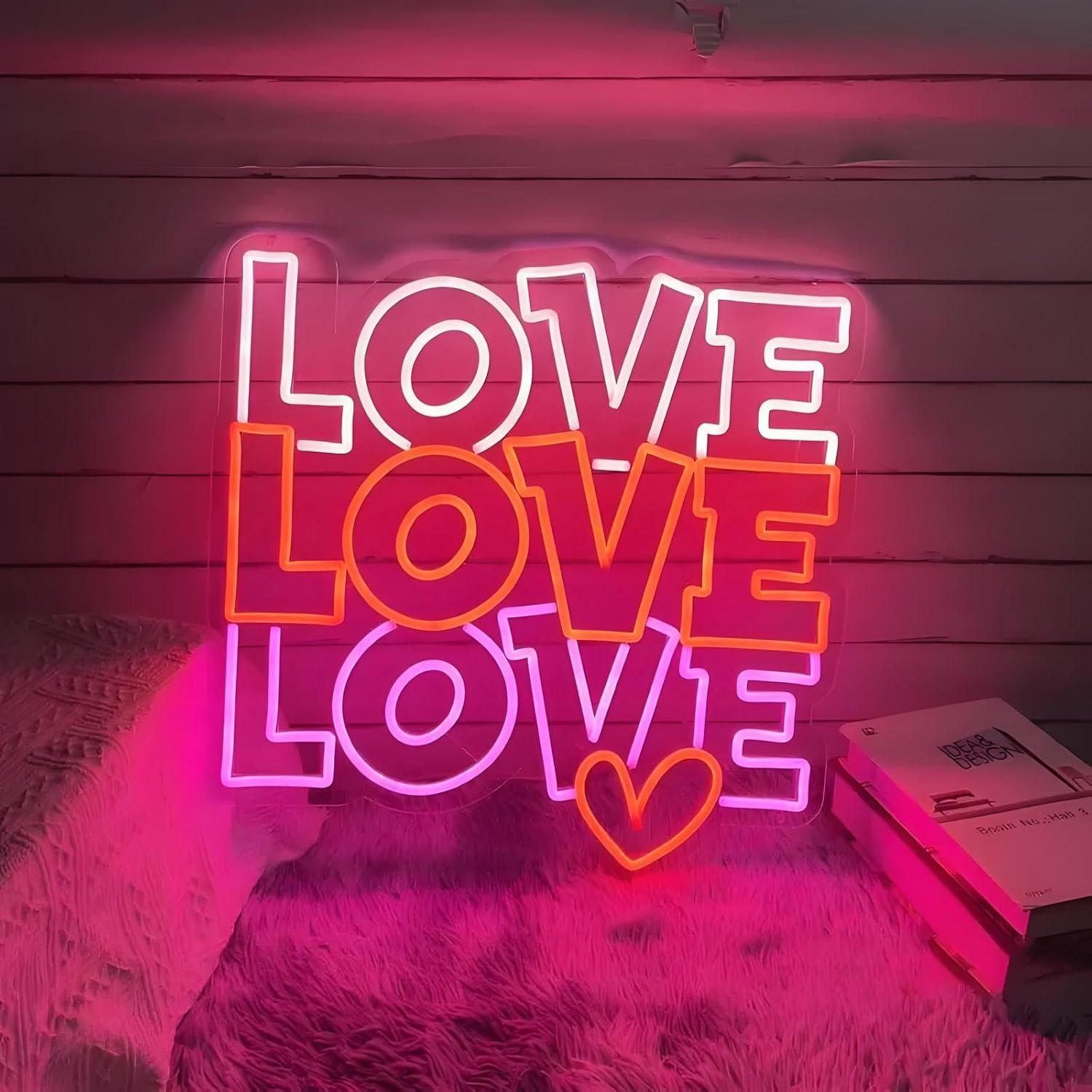 ป้ายไฟนีออนรูปหัวใจ ไฟ LED ปรั - Wedding Led บทวิจารณ์และราคา