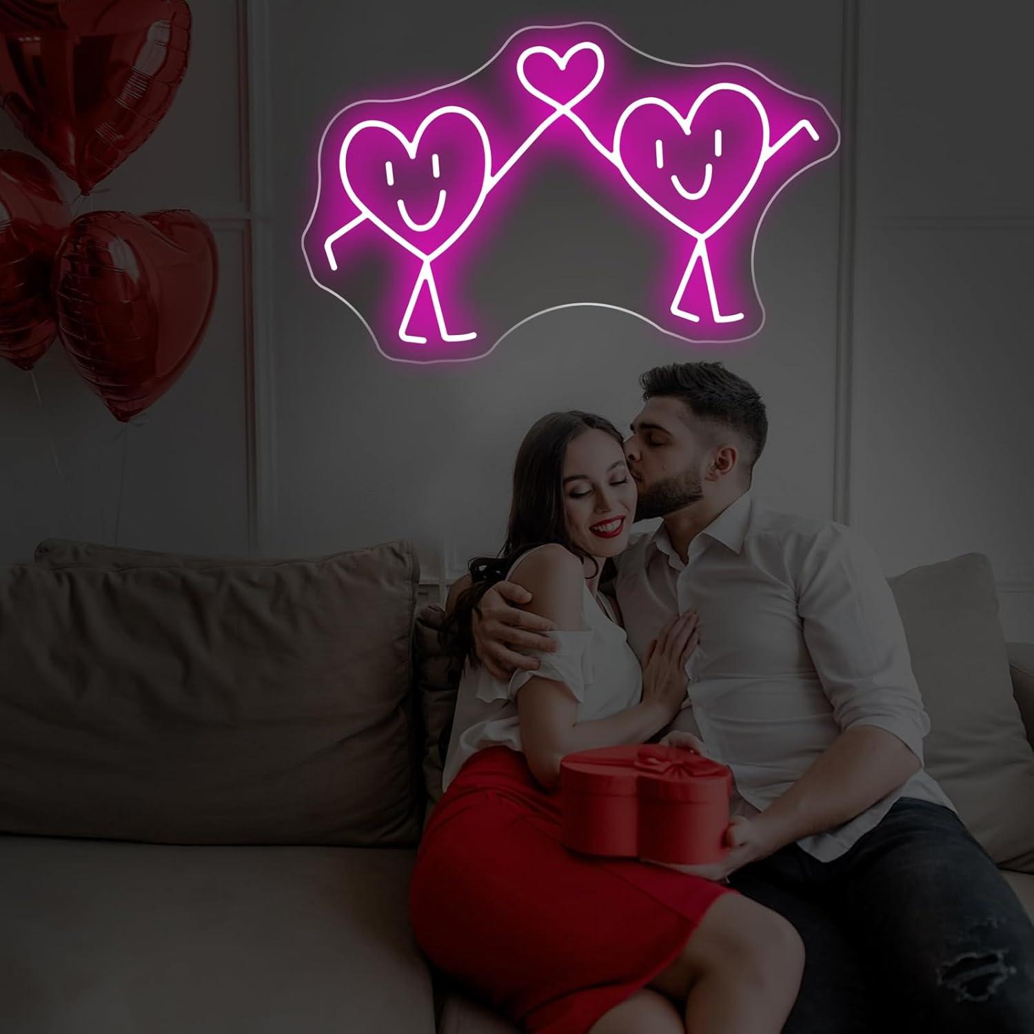 ป้ายไฟนีออนรูปหัวใจ ไฟ LED ปรั - Wedding Led บทวิจารณ์และราคา