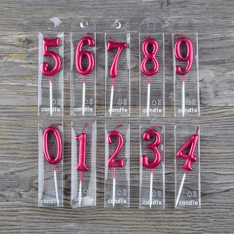 เทียนวันเกิดเลข 1 2 3 4 5 6 7  - Unity Candle Set บทวิจารณ์และราคา