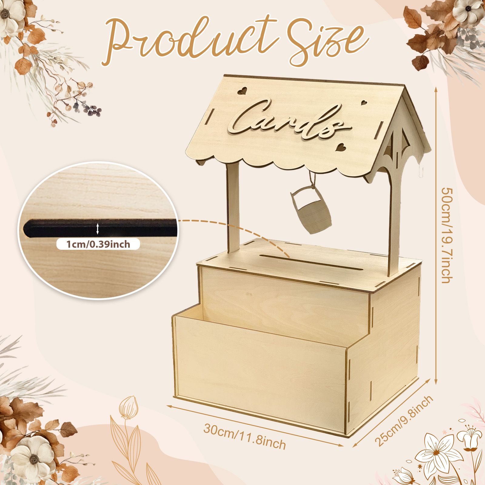 กล่องการ์ด Well of Wishes ลายด - Wedding Card Box บทวิจารณ์และราคา