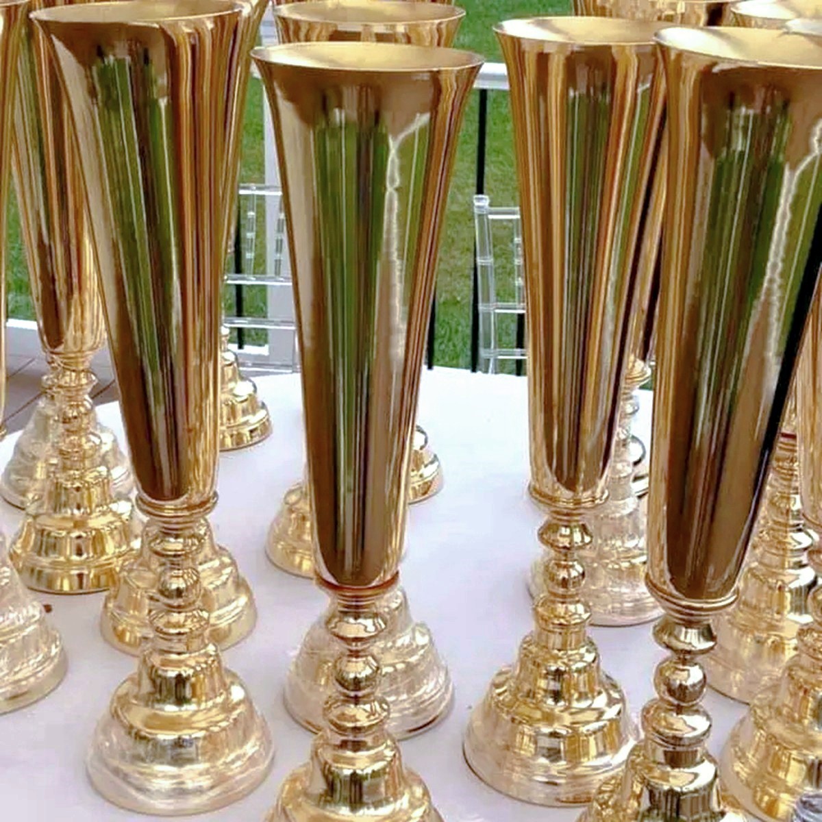 สูง 50 ซม.) โมเดิร์นขาตั้งดอกไ - Centerpiece Vase Tall บทวิจารณ์และราคา