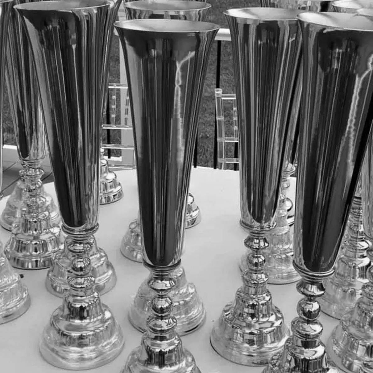สูง 50 ซม.) โมเดิร์นขาตั้งดอกไ - Centerpiece Vase Tall บทวิจารณ์และราคา