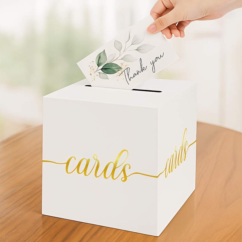 การ์ดแต่งงานสีขาว 4 ชิ้น พร้อม - Wedding Card Box บทวิจารณ์และราคา