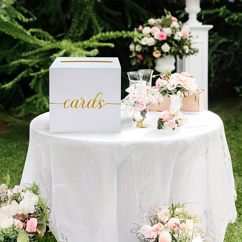 การ์ดแต่งงานสีขาว 4 ชิ้น พร้อม - Wedding Card Box บทวิจารณ์และราคา