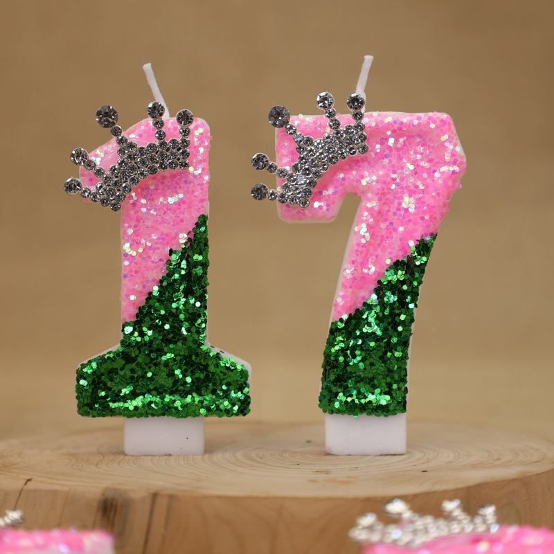 เทียนวันเกิดรูปมงกุฎเจ้าหญิงสี - Unity Candle Set บทวิจารณ์และราคา