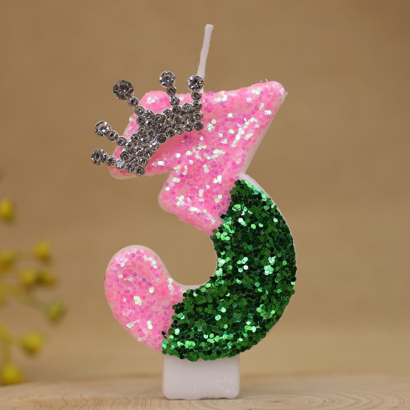 เทียนวันเกิดรูปมงกุฎเจ้าหญิงสี - Unity Candle Set บทวิจารณ์และราคา