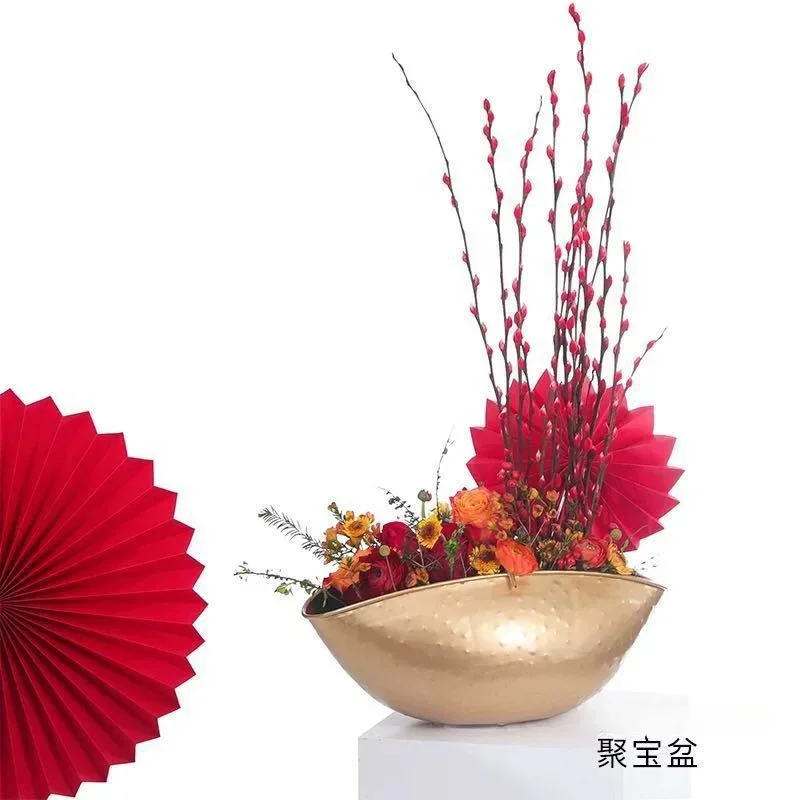 กระถางต้นไม้ทรงโถทองคำขนาดใหญ่ - Centerpiece Vase Tall บทวิจารณ์และราคา
