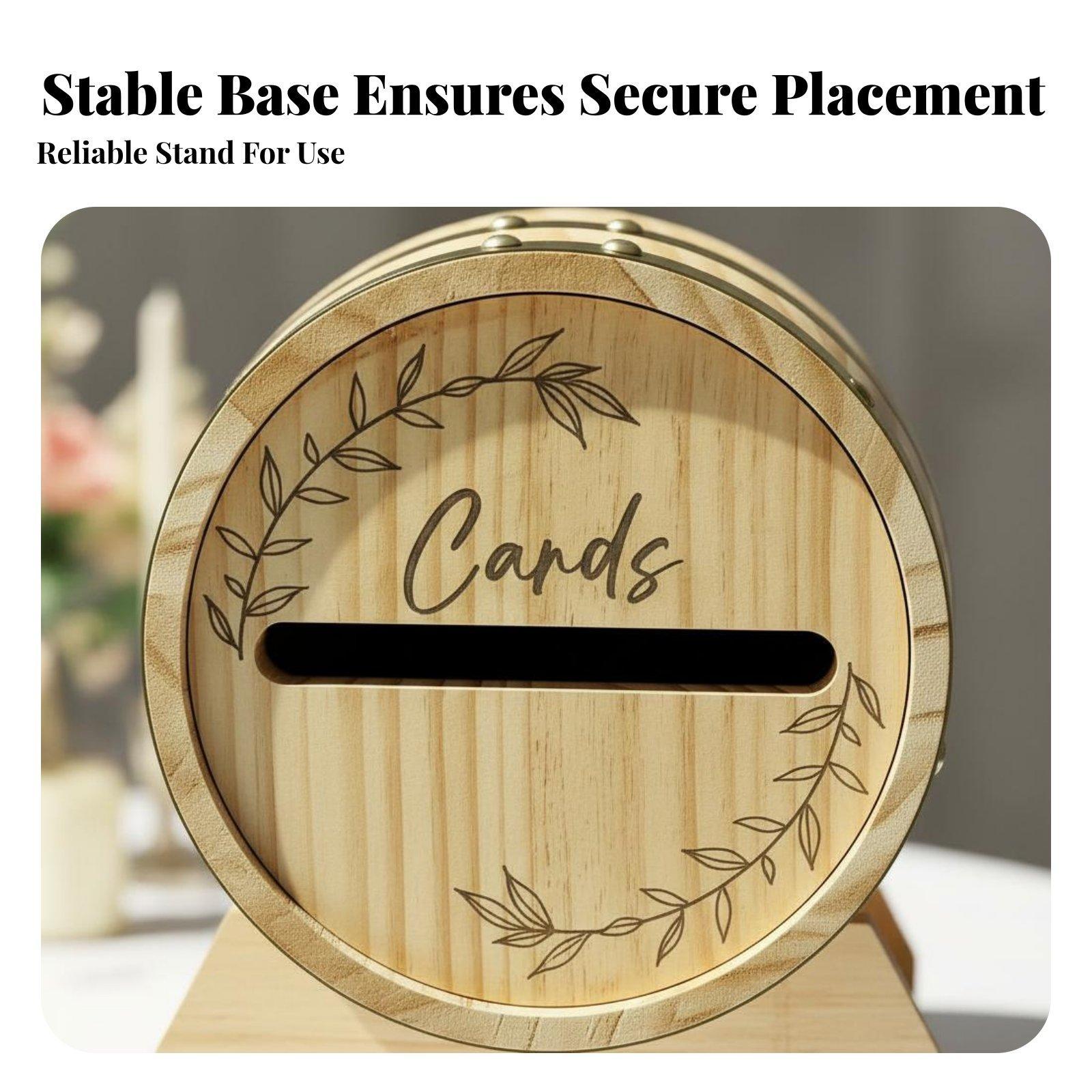 กล่องใส่การ์ดไม้เนื้อแข็งสไตล์ - Wedding Card Box บทวิจารณ์และราคา